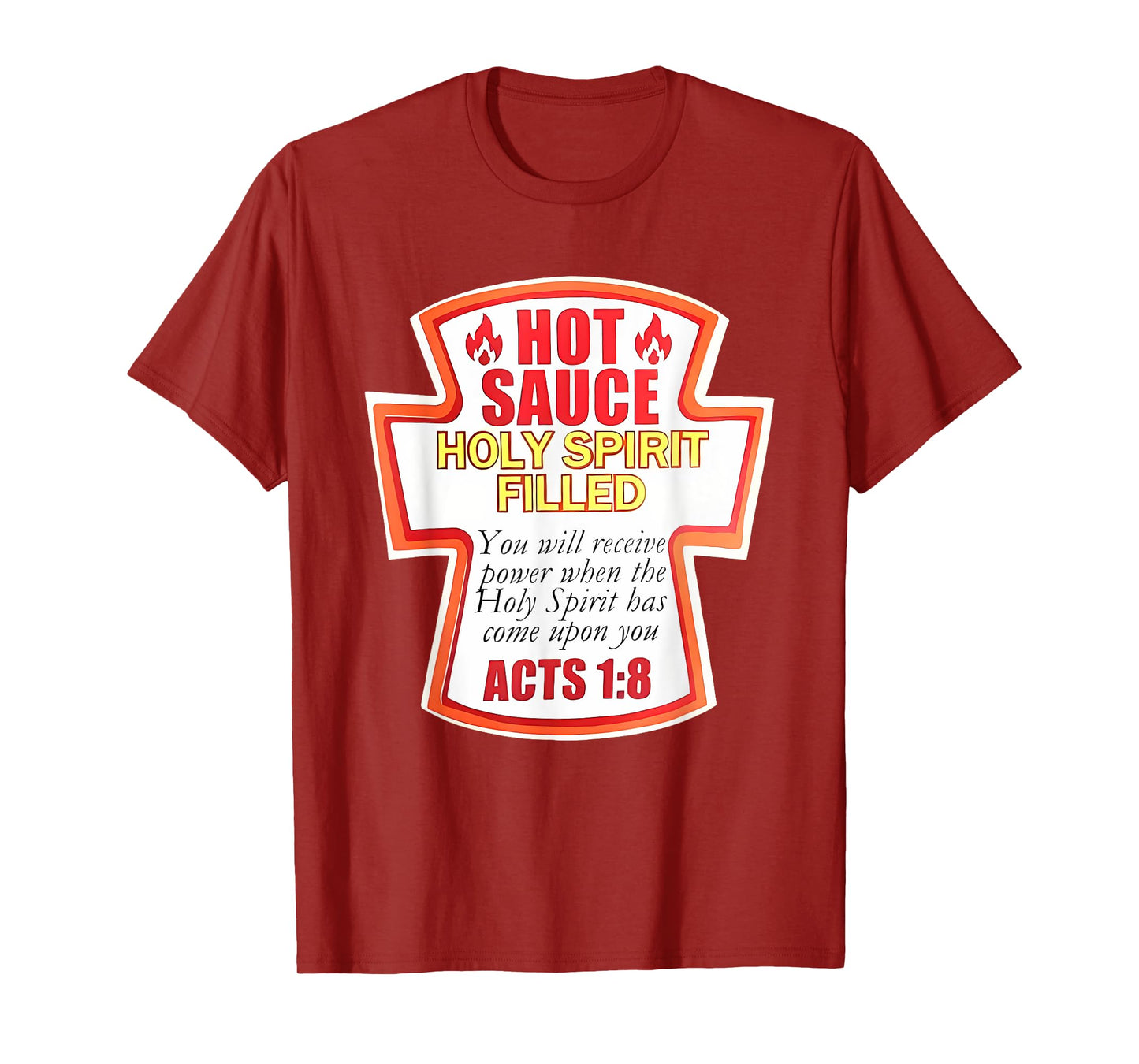Hot Sauce Holy Spirit Group Condiment Christian Family T-Shirt