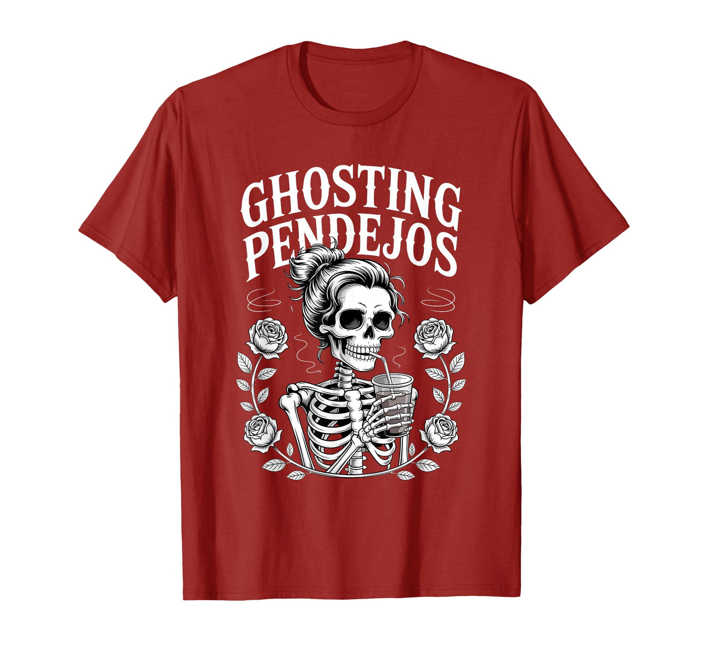 Ghosting Pendejos Halloween Funny Spooky Quote T-Shirt