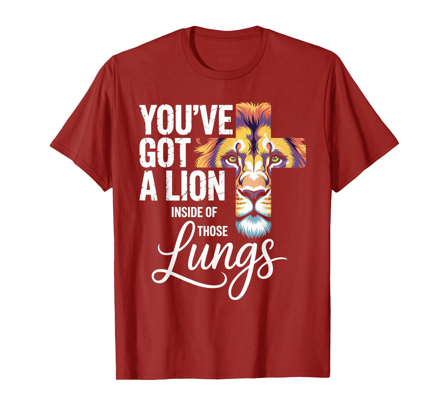 Brandon You Got a Lion Inside of Those Lungs Praise the Lord T-Shirt