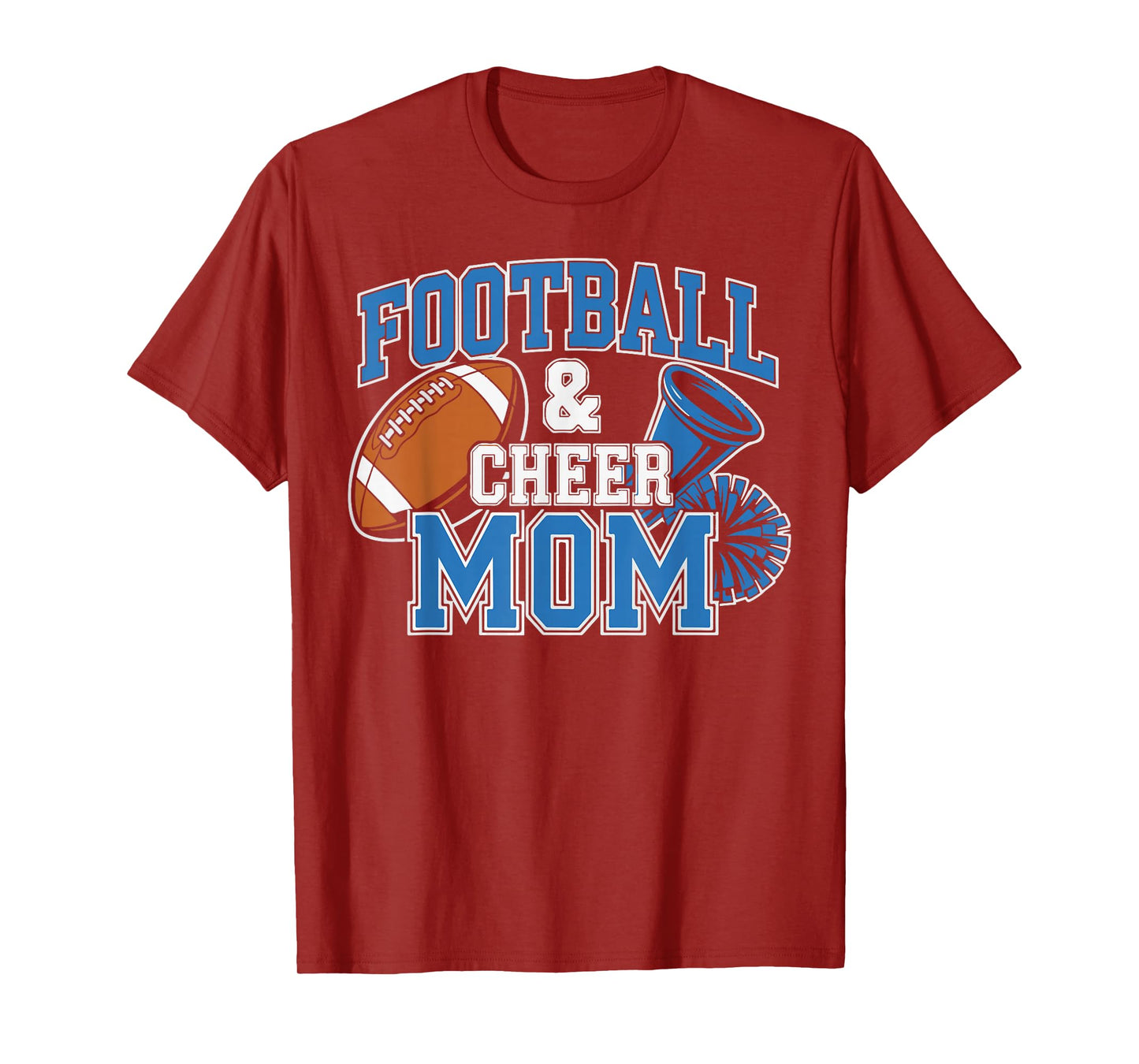 Football Cheer Mom for Women Men Vintage Cheer Spirit Funny T-Shirt