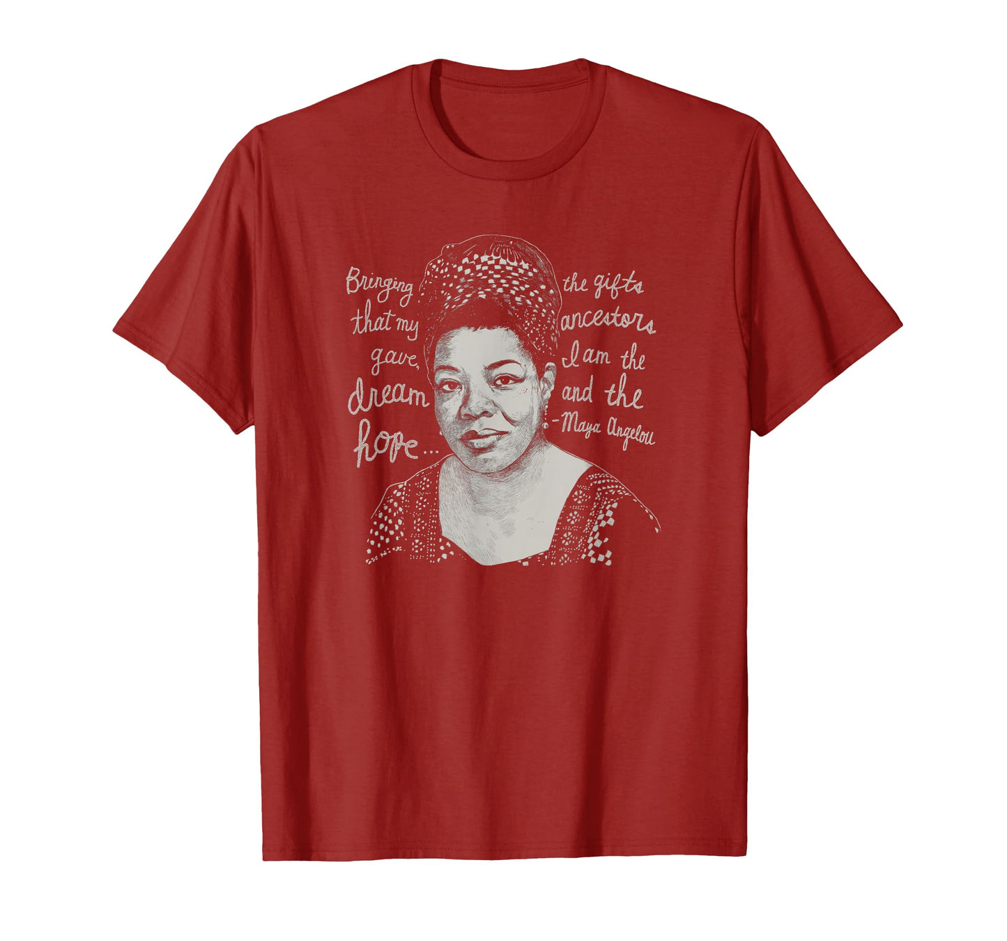 Trendy Black History Maya Angelou Quote T-Shirt