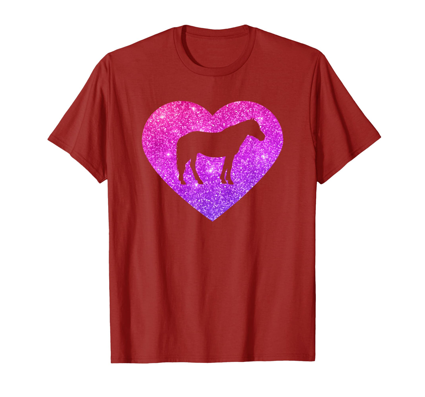 Foal Horse Heart Gift for Girls, Teenagers and Women T-Shirt