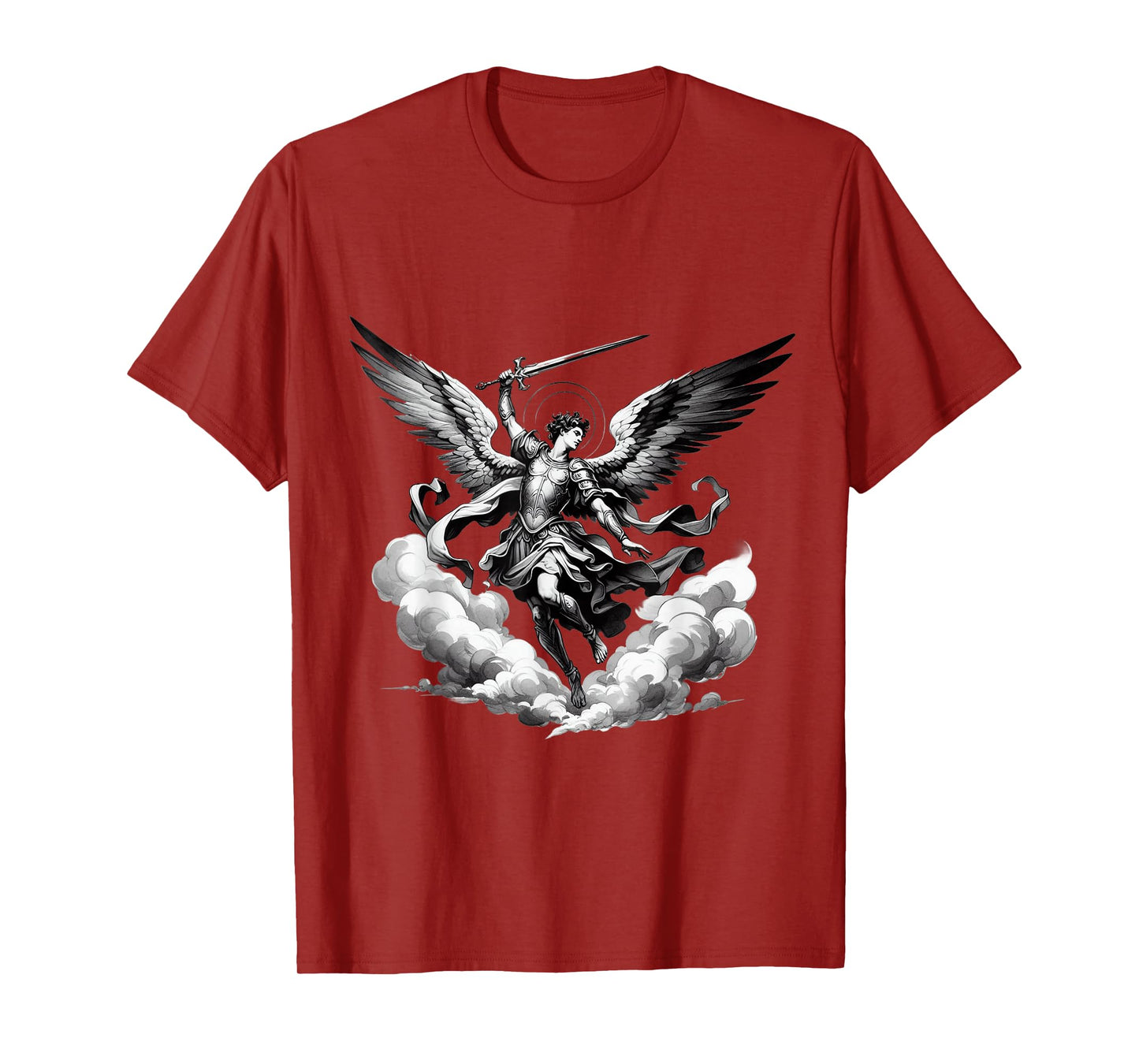 Saint Michael Archangel Catholic Angel Defend Us Christian T-Shirt