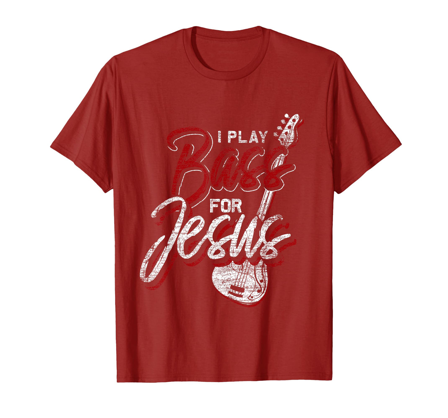Jesus Bassist Christian Bass Player Bass Guitar T-Shirt