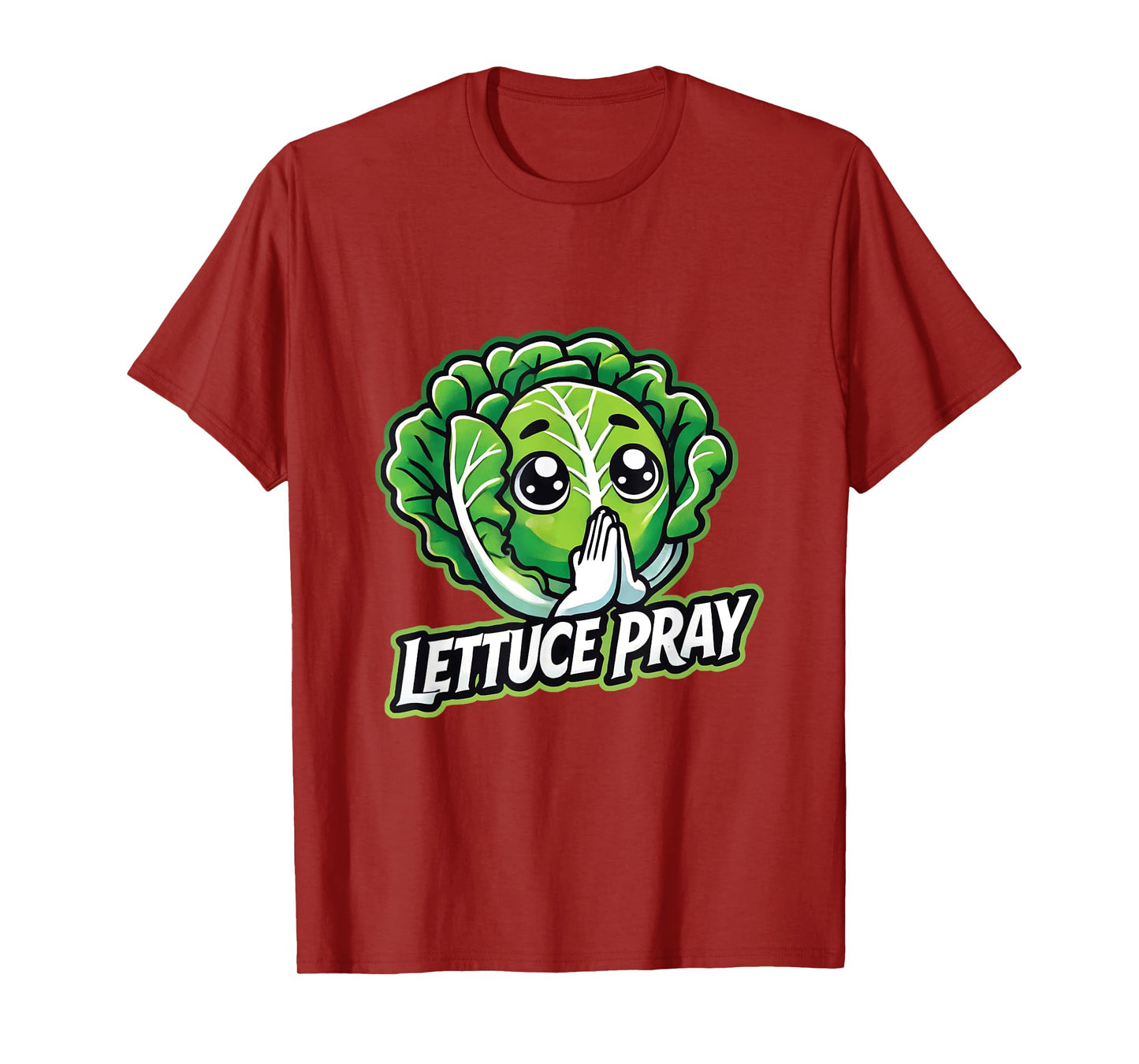 Lettuce Pray Funny Christian Faith Pun T-Shirt