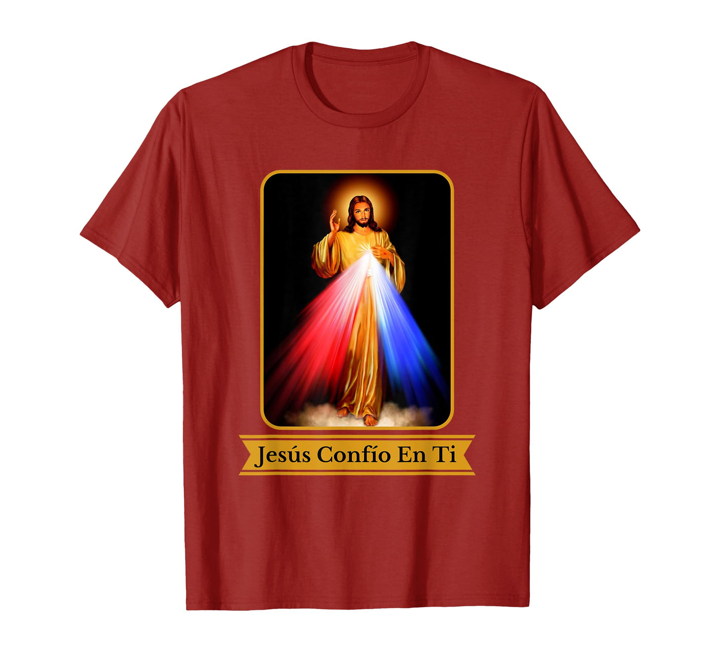 Jesús Confío En Ti Divine Mercy Spanish Language Catholic T-Shirt