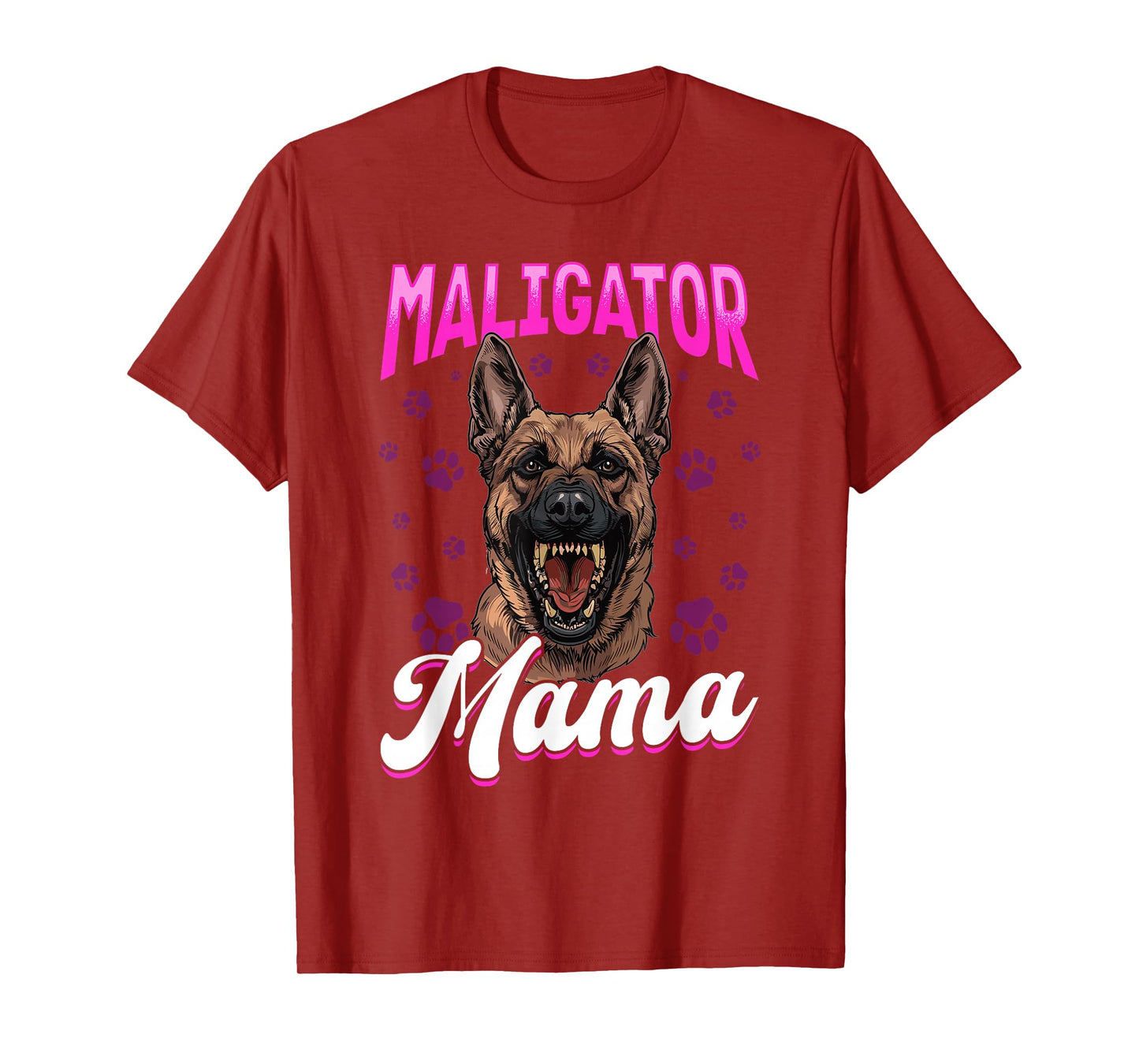 Belgian Malinois Dog Breed Maligator Mama T-Shirt