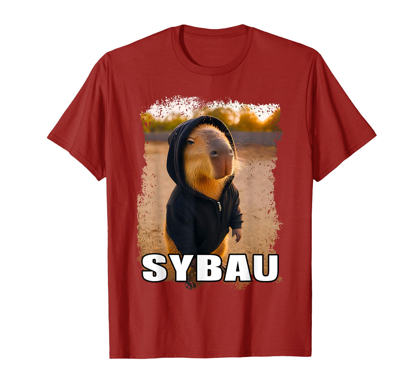 Funny SYBAU Ironic Capybara Meme Sigma Brainrot Quote T-Shirt