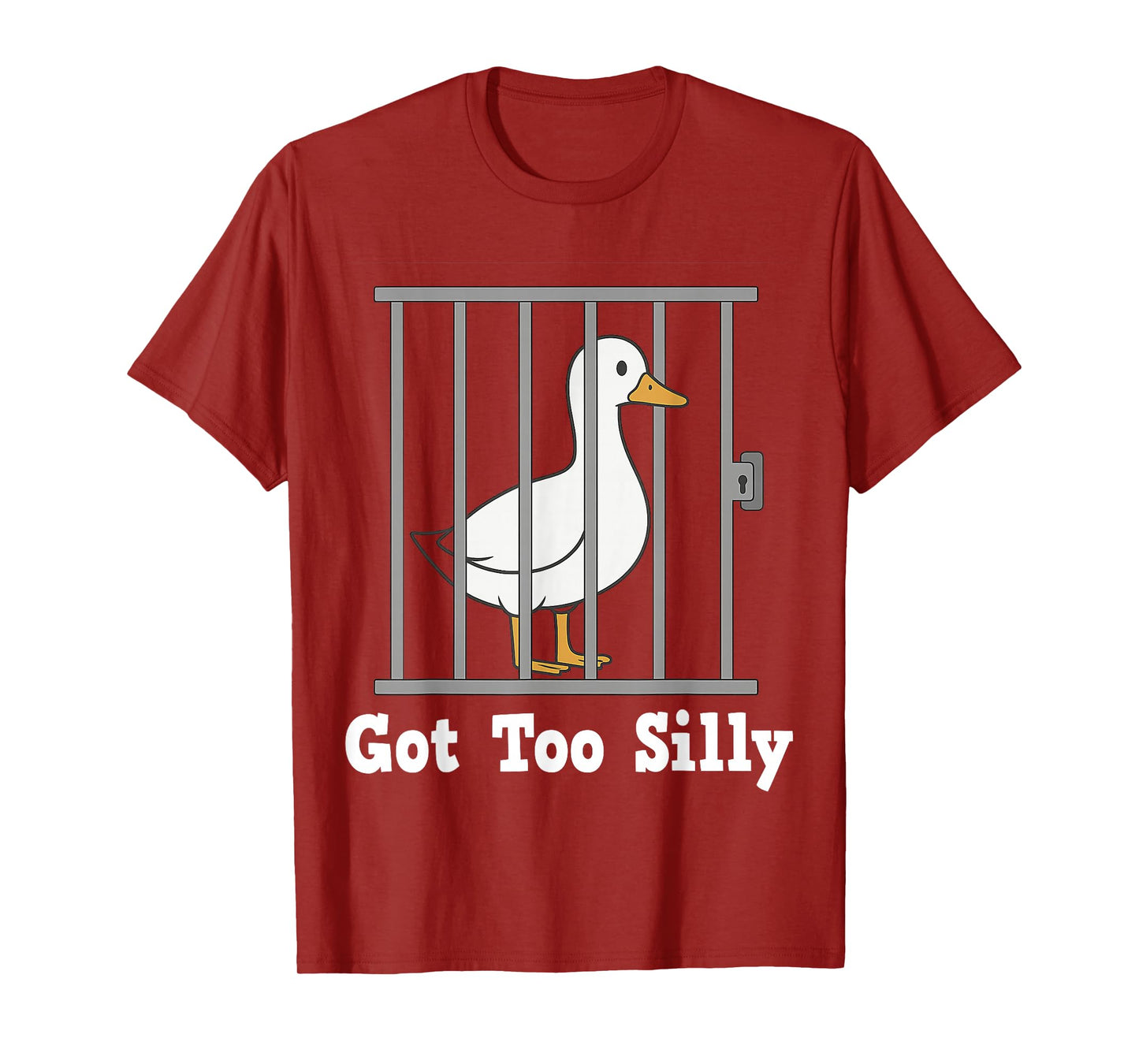 Funny Duck Meme Got Too Silly Humor Gifts for Men Women Kid T-Shirt