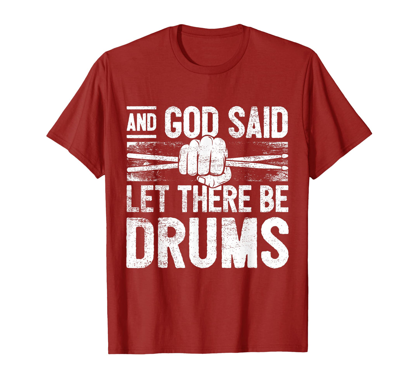Drums God Drumming Christian Music Jesus Christian Drummer T-Shirt