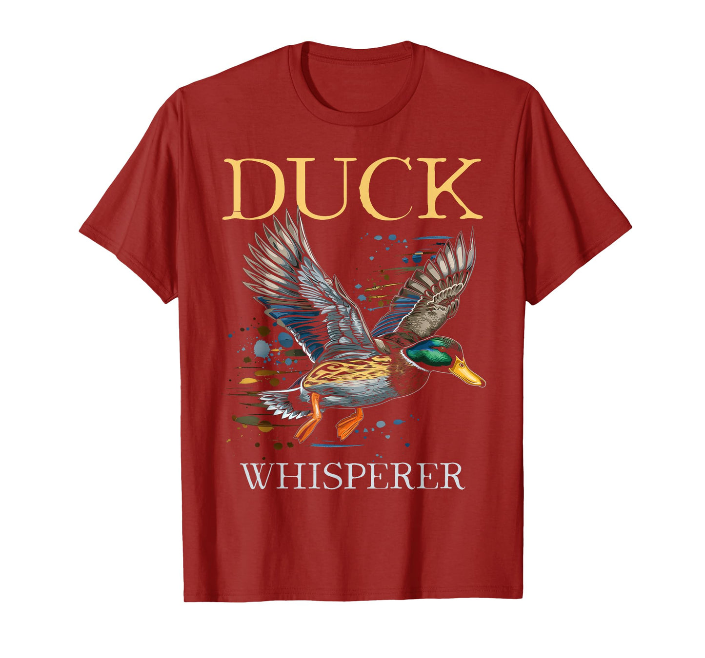 Duck Whisperer Funny Waterfowl Hunting Mallard Duck Hunter T-Shirt