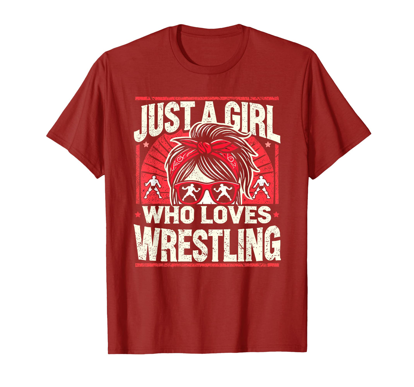 Just A Girl Who Loves Wrestling, Girls & Women, Wrestler T-Shirt