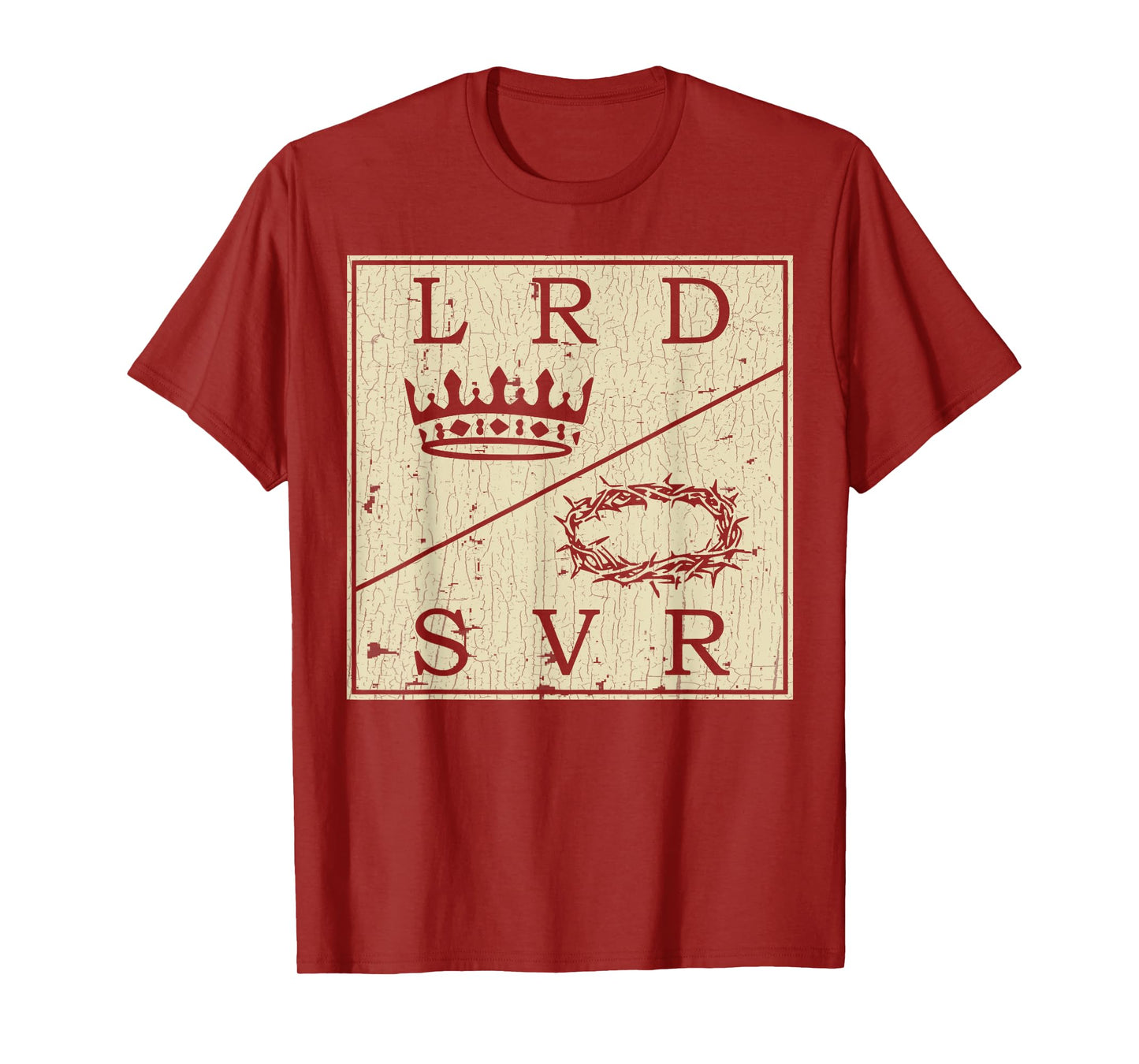 Vintage Retro Jesus Christian Lord & Savior Graphic 3 T-Shirt