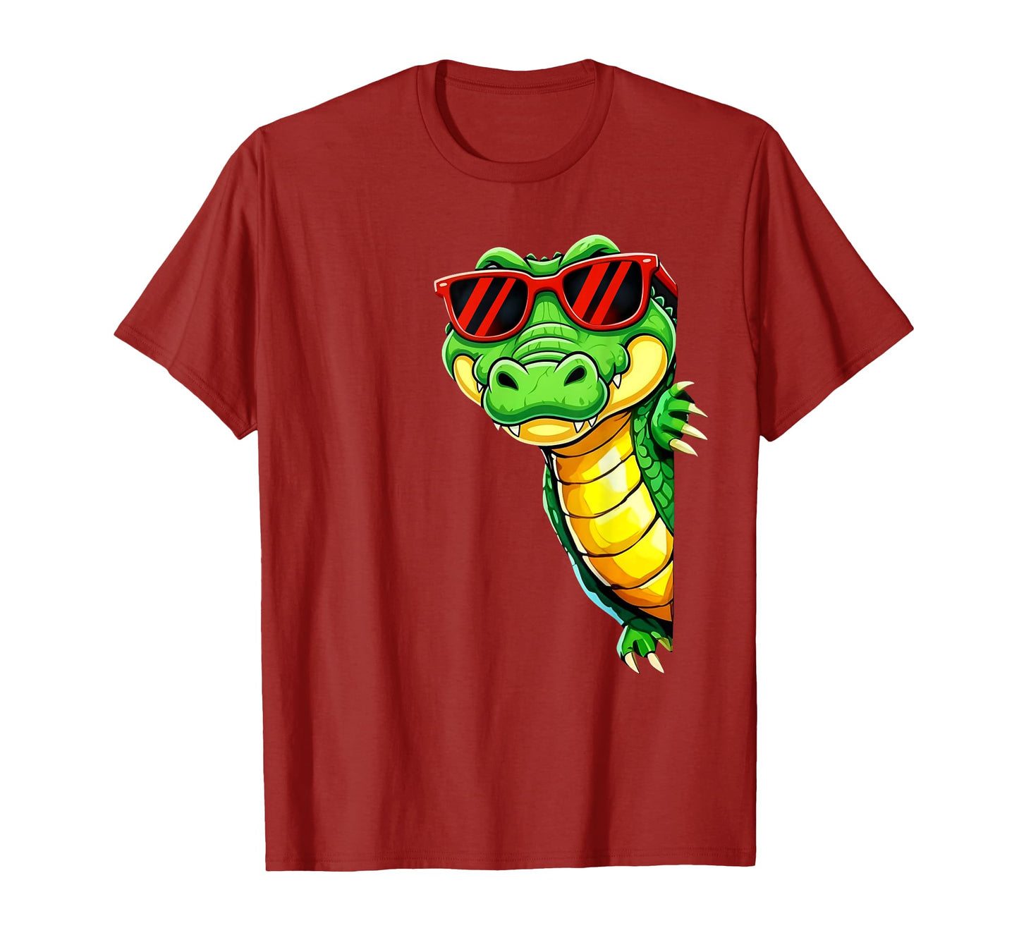 Funny Gator with Sunglasses Lovers for Men Women Girls Kids T-Shirt