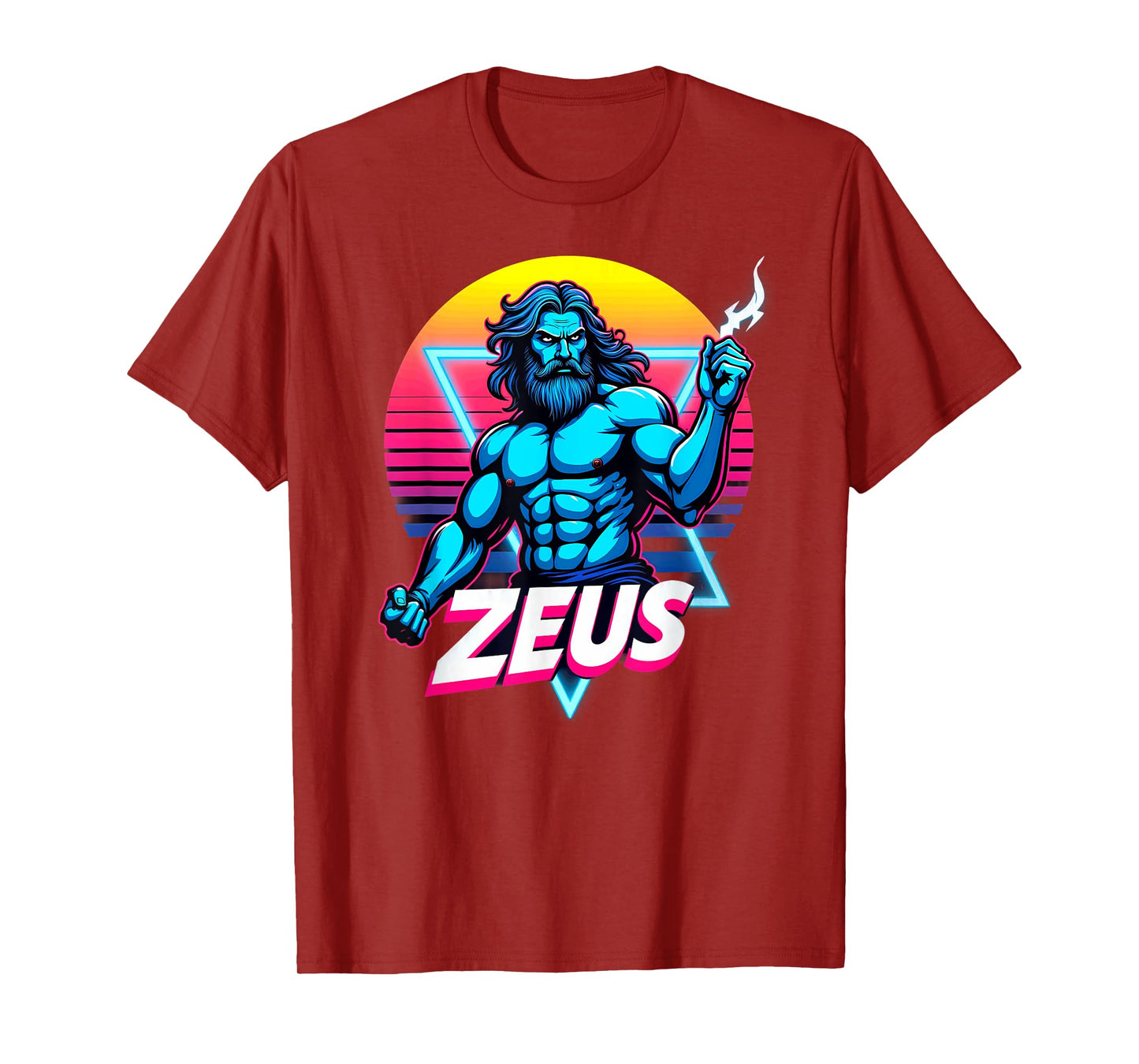 Retro Greek Mythology God Zeus T-Shirt