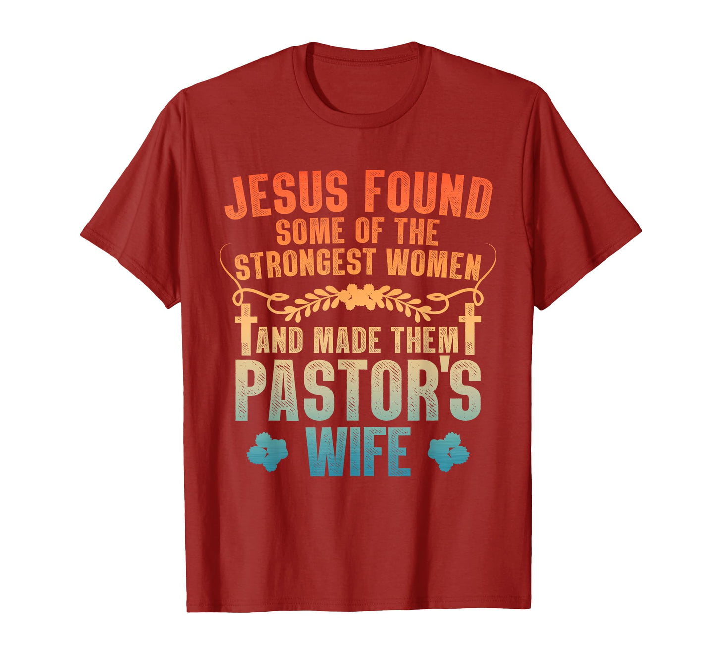 Cool Pastor Wife Art Women Girl Pastor Appreciation Preacher T-Shirt