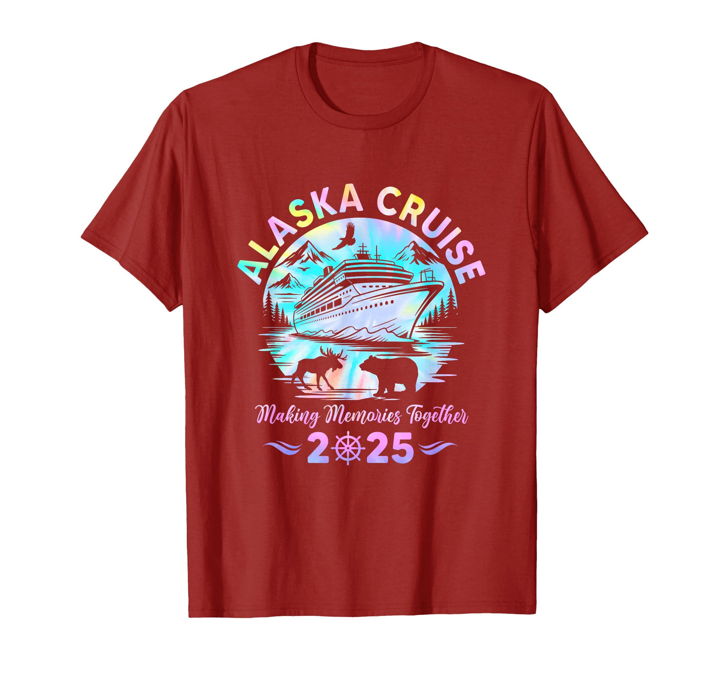 Alaska Cruise 2025 Matching Family Friends Group Adventure T-Shirt