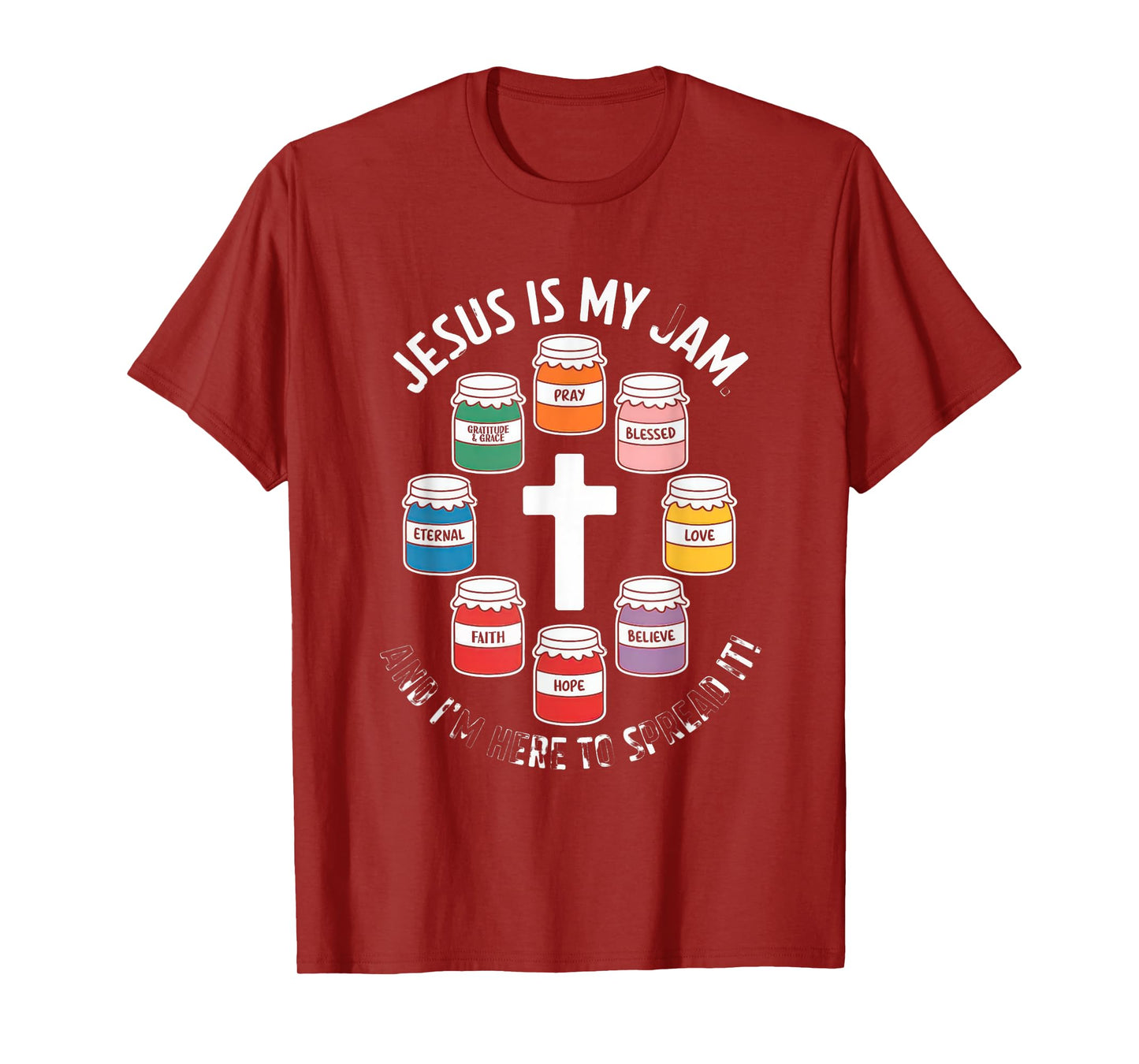 Jesus is My Jam Tshirt Men Women Christian Bible Verse T-Shirt