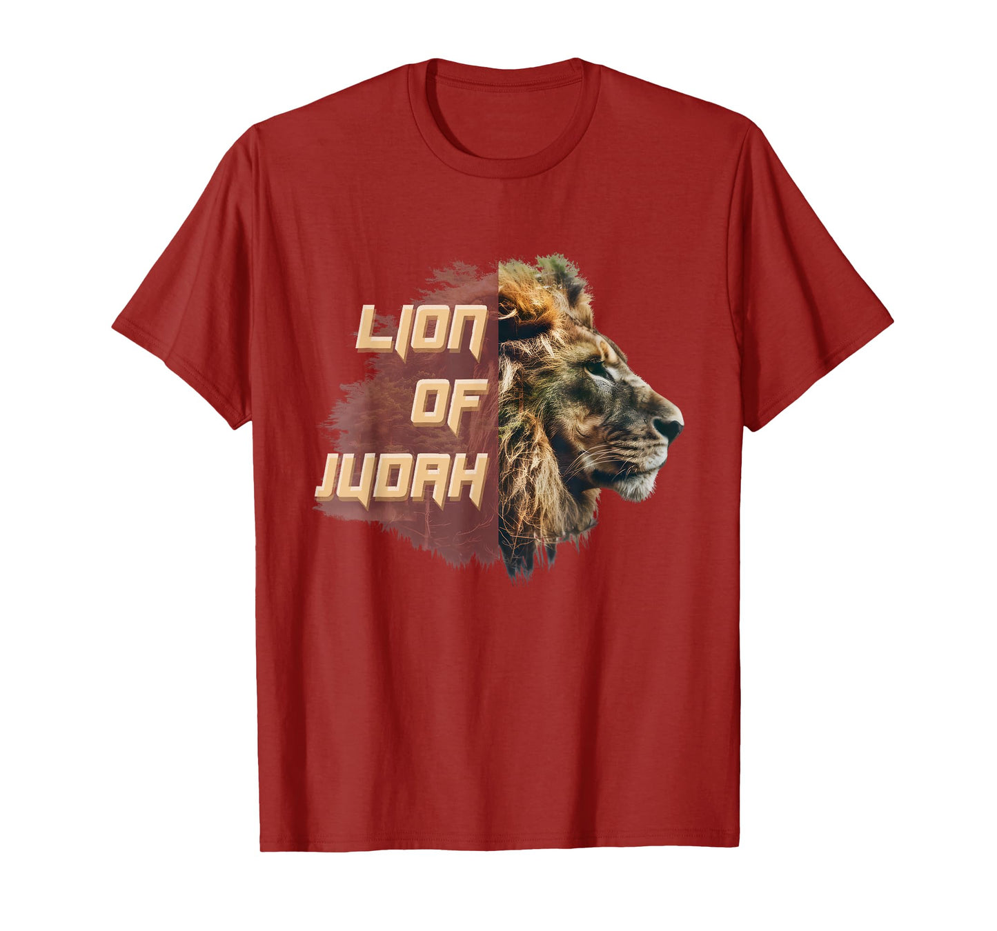 Lion of Judah Religious Christian Gifts for Men Faith T-Shirt