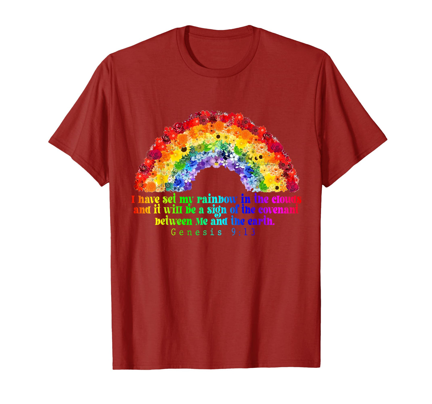 Genesis 9:13, Christian Rainbow God's Promise God’s Covenant T-Shirt