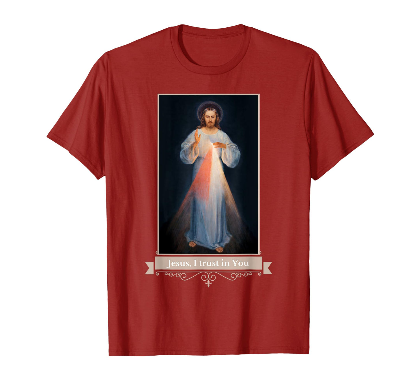 Divine Mercy Jesus I Trust In You Catholic Religious T-Shirt