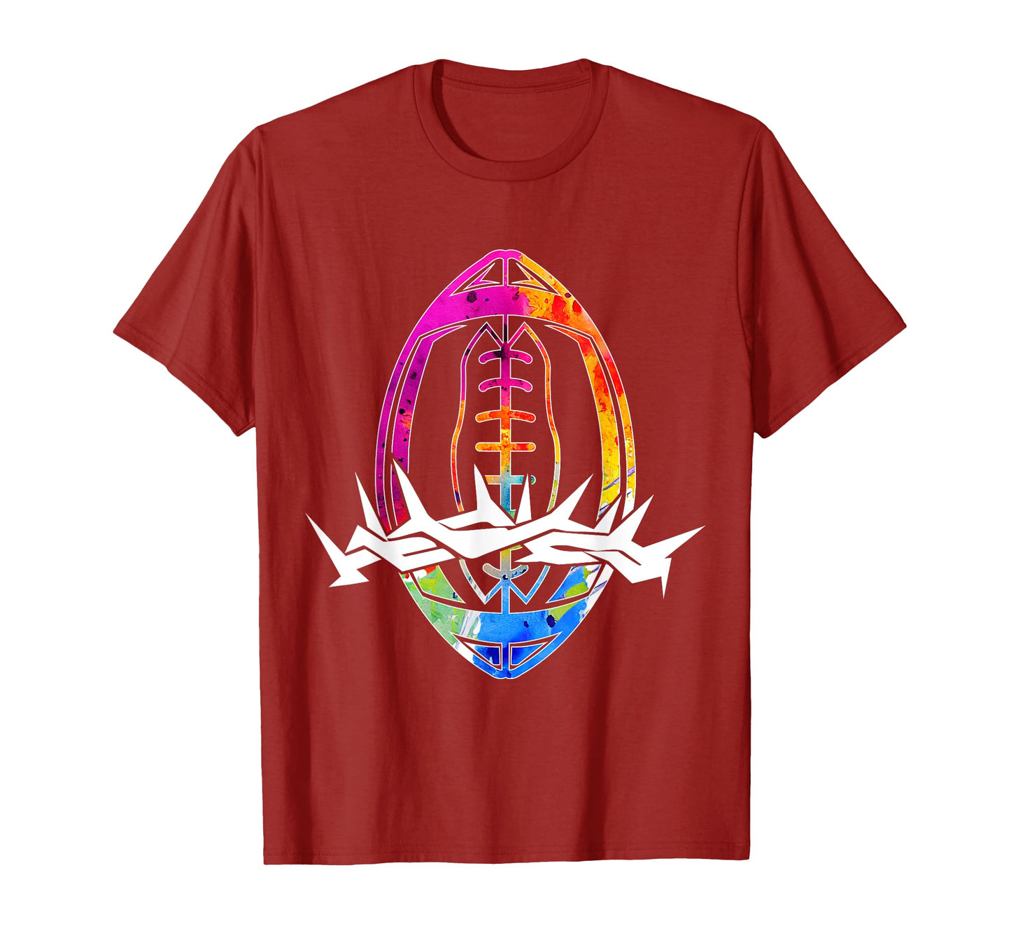 Religious Jesus Football Christian GOD Football T-Shirt