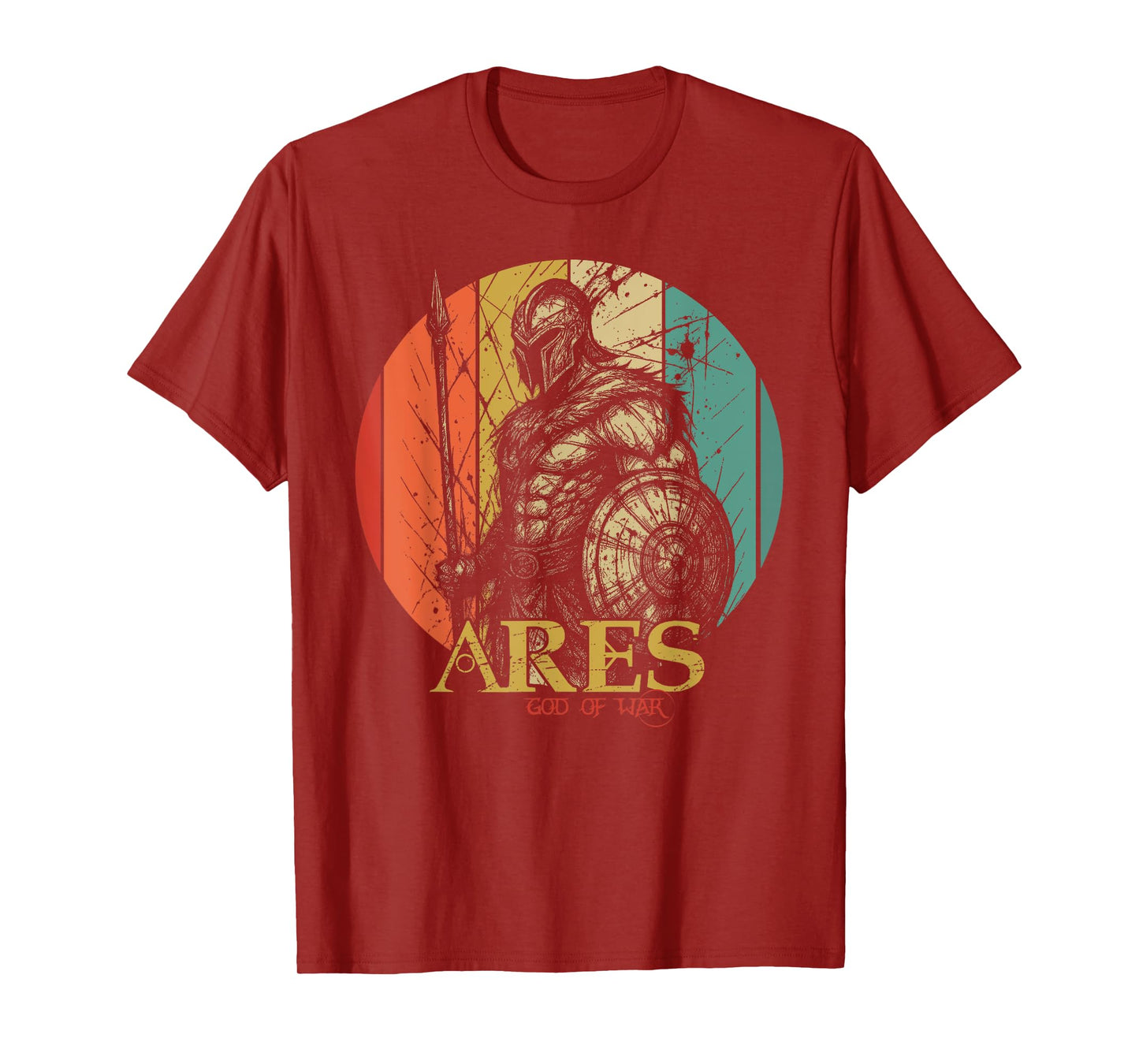 Ares Greek god of war Mythology tee T-Shirt