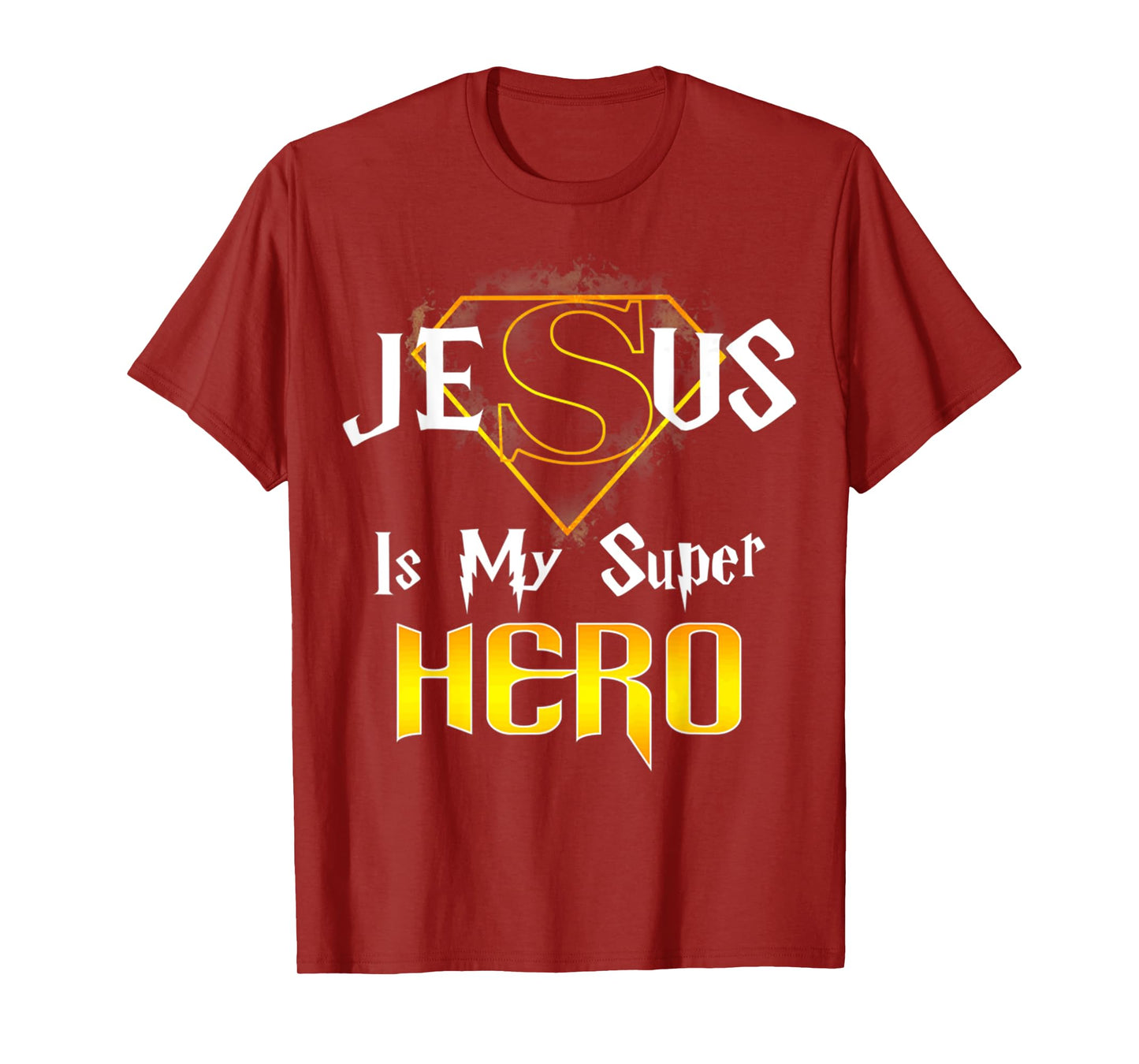 Retro Vintage Jesus Is My Superhero Christian Religious T-Shirt