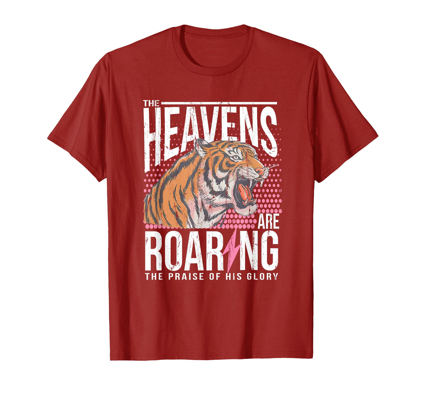 The Heavens Are Roaring, Psalm 19:1 Bible Verse T-Shirt