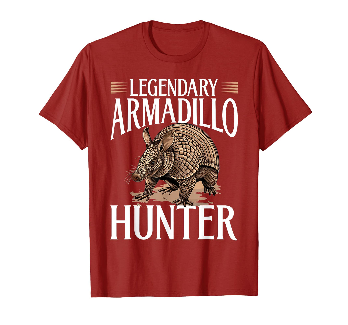 Funny Armadillo Animal Legendary Armadillo Hunter T-Shirt