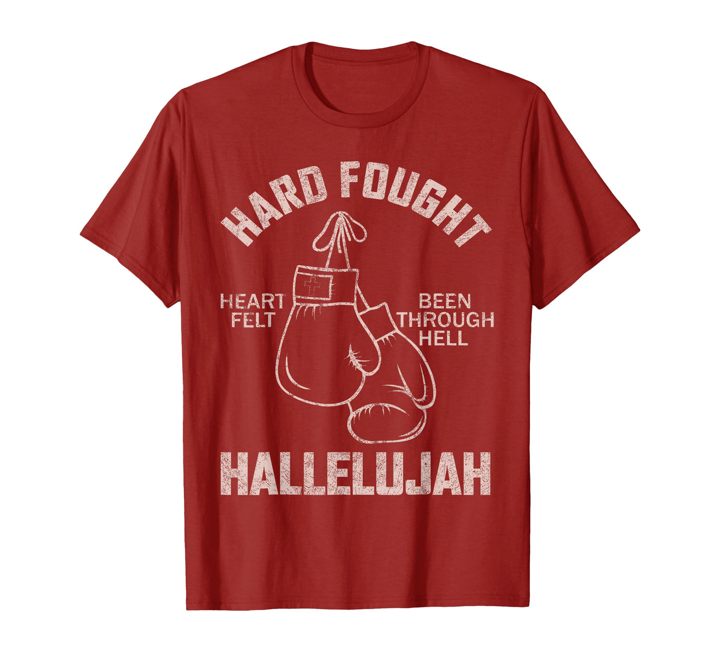 Brandon Hard Fought Hallelujah Praise Jesus Men Women T-Shirt