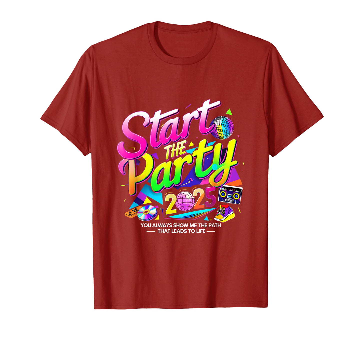 Start The Party VBS 2025 Show Me The Path Christian VBS Crew T-Shirt