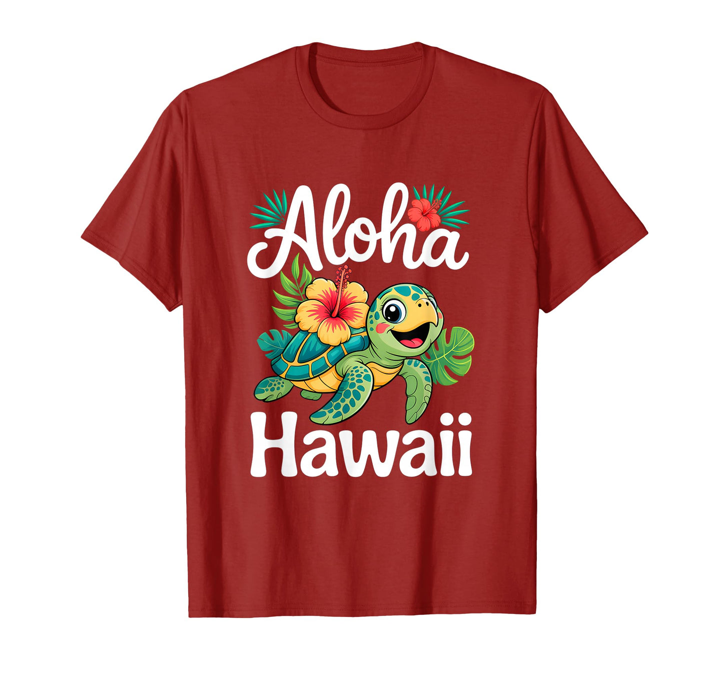 Aloha Hawaii Turtle Hawaiian Island Kids Men Women Boy Girls T-Shirt