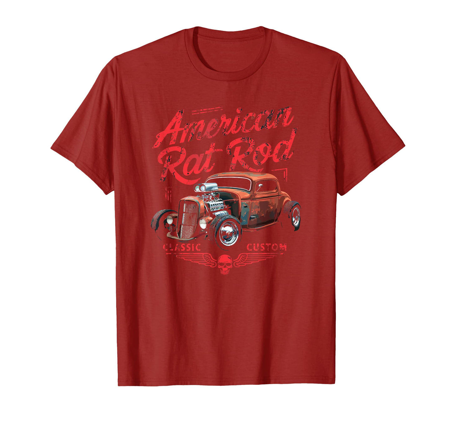 American Rat Rod Classic Custom, Vintage Rat Rod Car T-Shirt