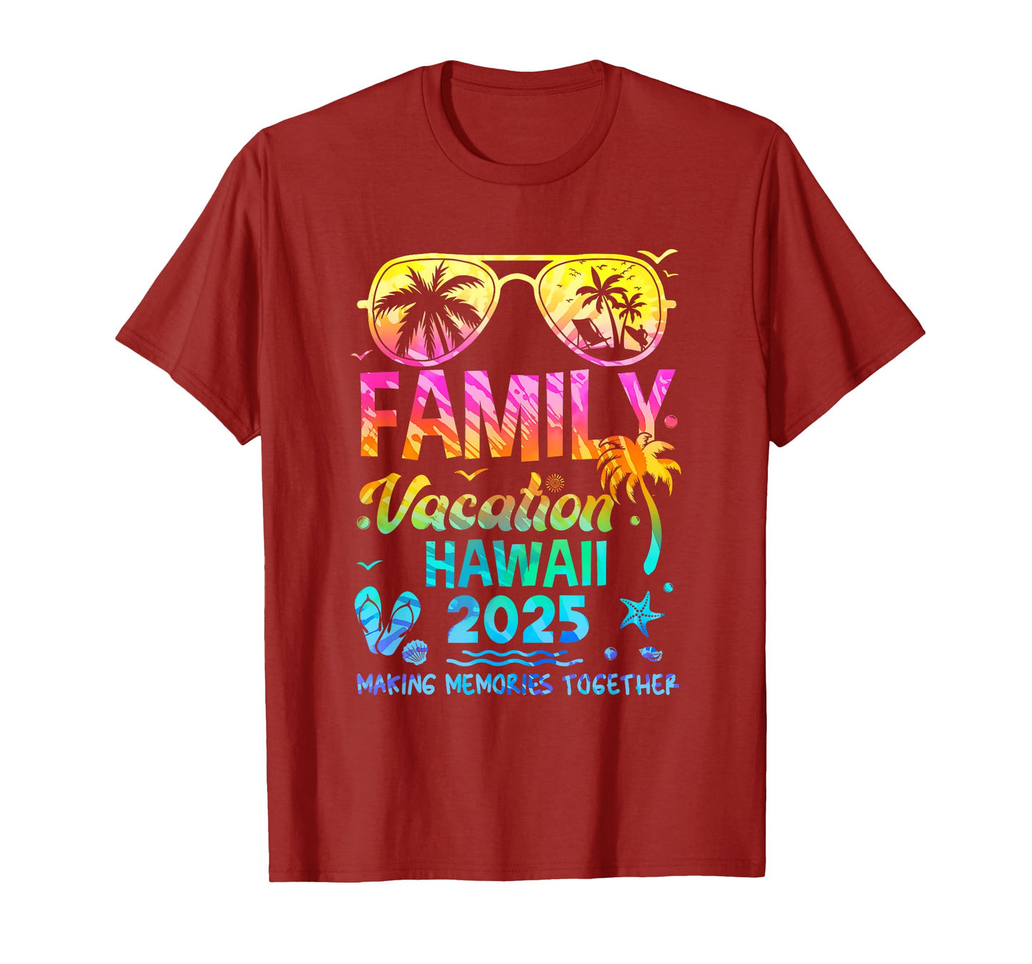 Family Vacation 2025 Hawaii Matching Memories Together T-Shirt
