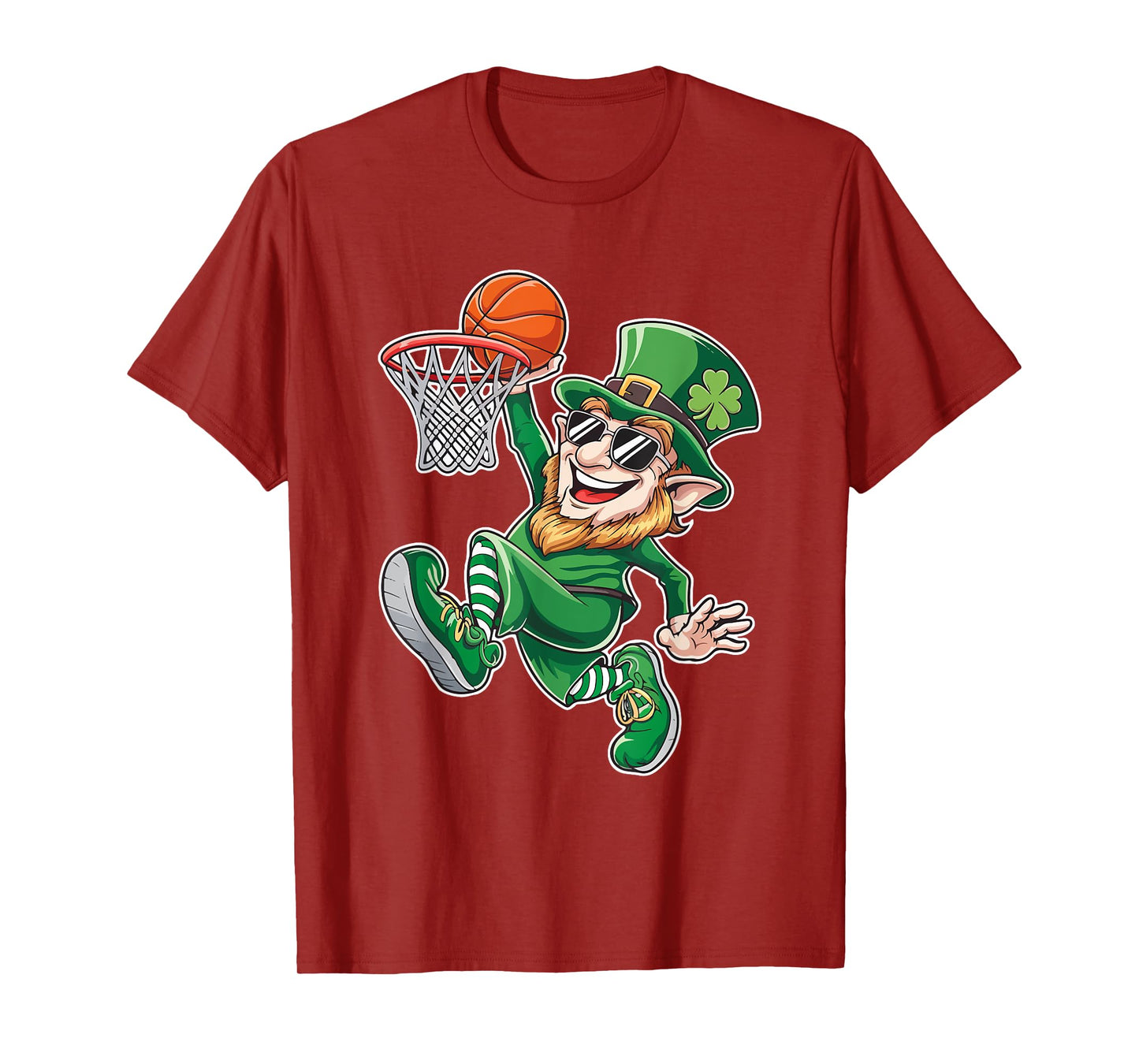 Basketball Leprechaun St. Patrick's Day Funny Player T-Shirt