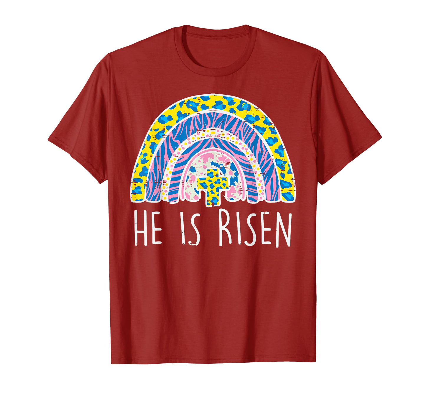 Easter He Is Risen Jesus Religious Christian Women Girls Kid T-Shirt