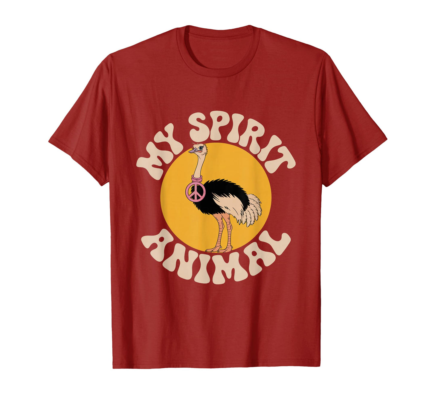 Funny Ostrich Is My Spirit Animal Quote Funny Ostrich Quotes T-Shirt