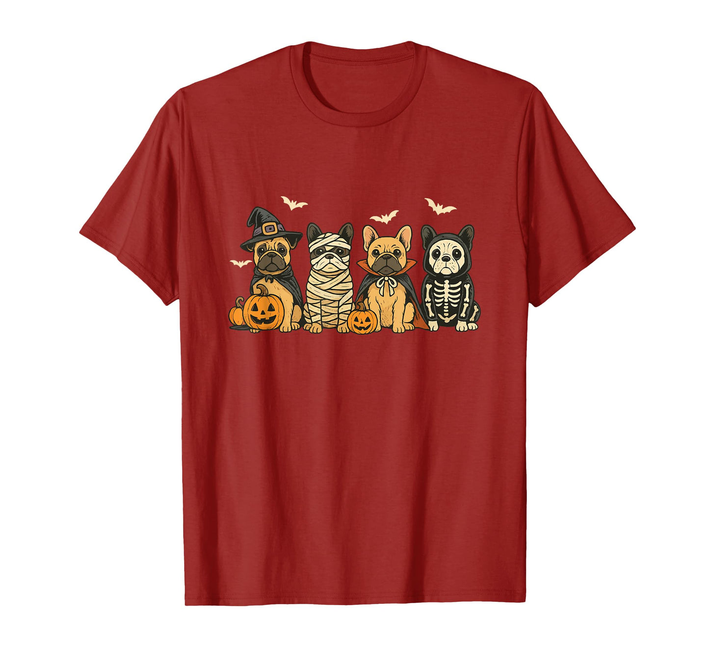 Mummy French Bulldog Halloween French Bulldog Witch Dog Mom T-Shirt