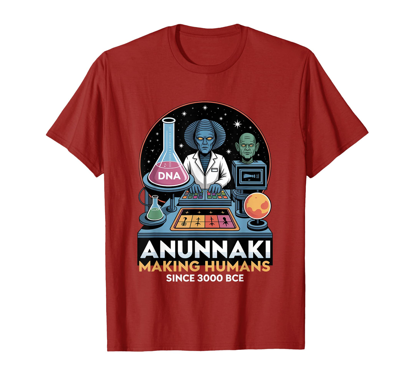 Anunnaki Created Humans Enki Ancient Alien Astronauts T-Shirt