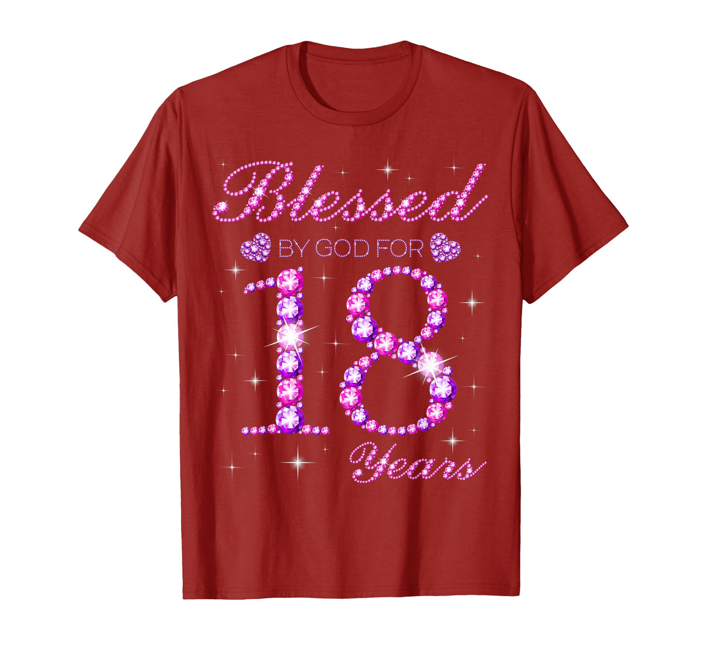 Blessed by God for 18 Years Old 18th Birthday Party T-Shirt