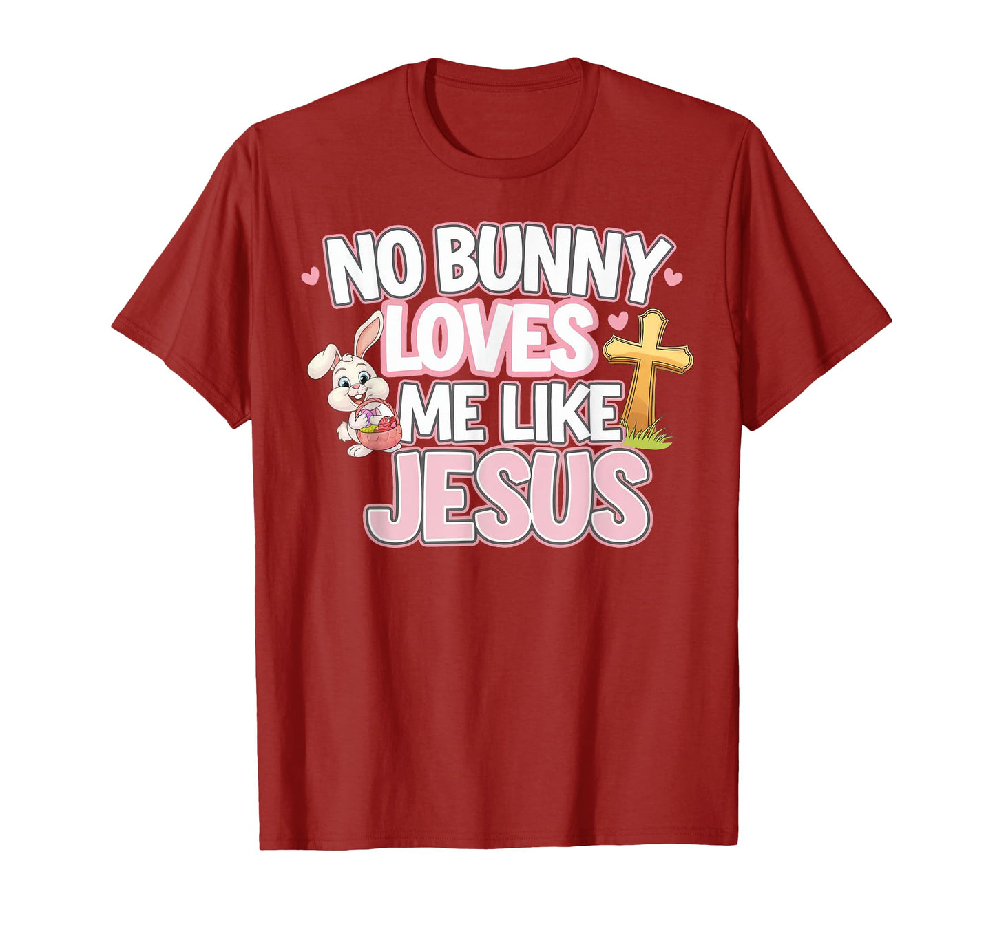 No Bunny Loves Like Jesus Cute Easter Christian T-Shirt