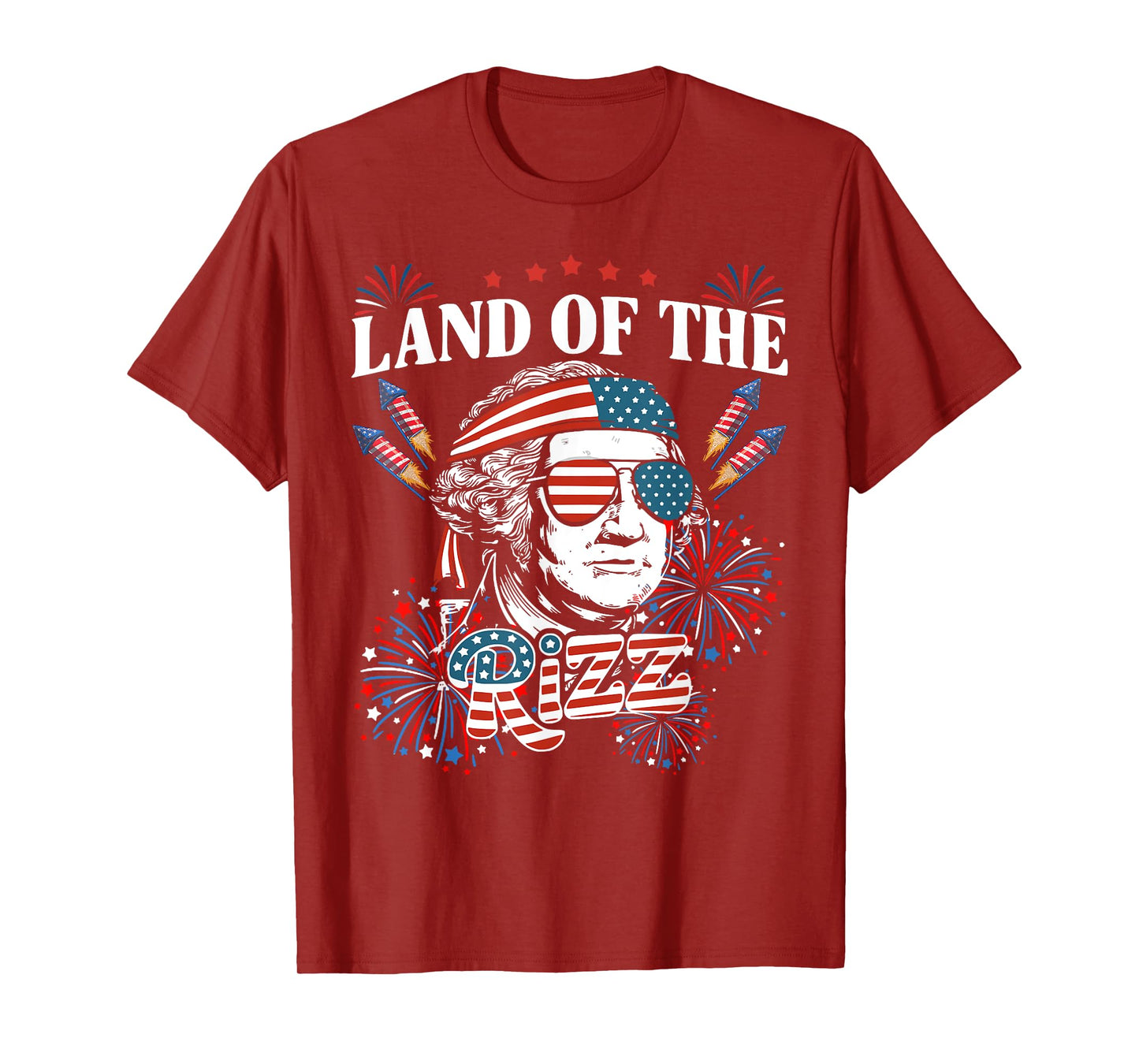 Vintage Land of the Rizz 4th Of July T-Shirt