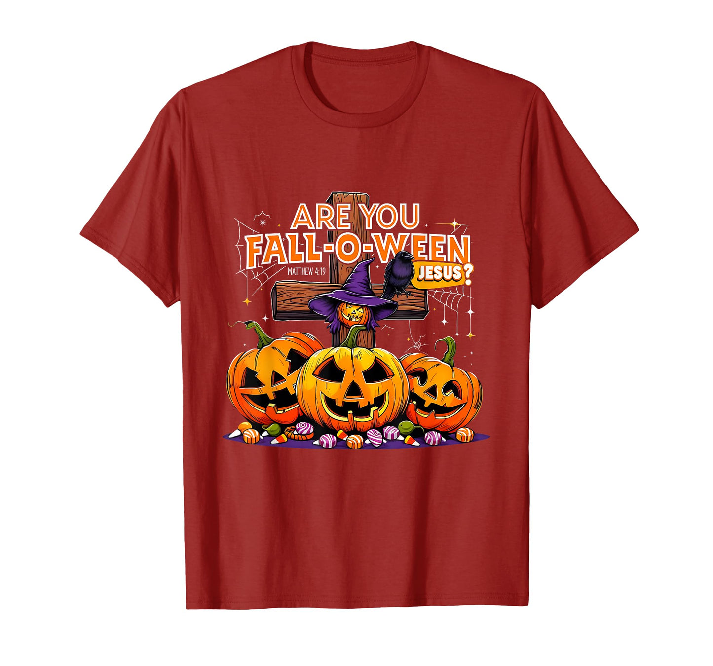 are You Fall-O-Ween Jesus Funny Pumpkin T-Shirt