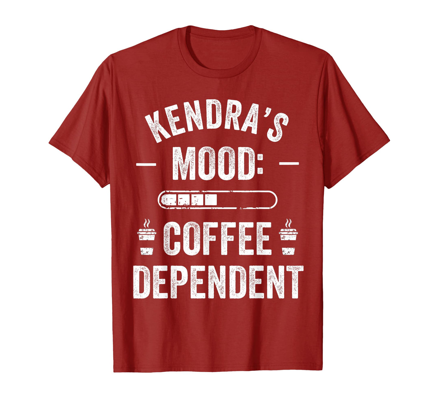 KENDRA Personalized Cute Coffee Girls KENDRA Name T-Shirt