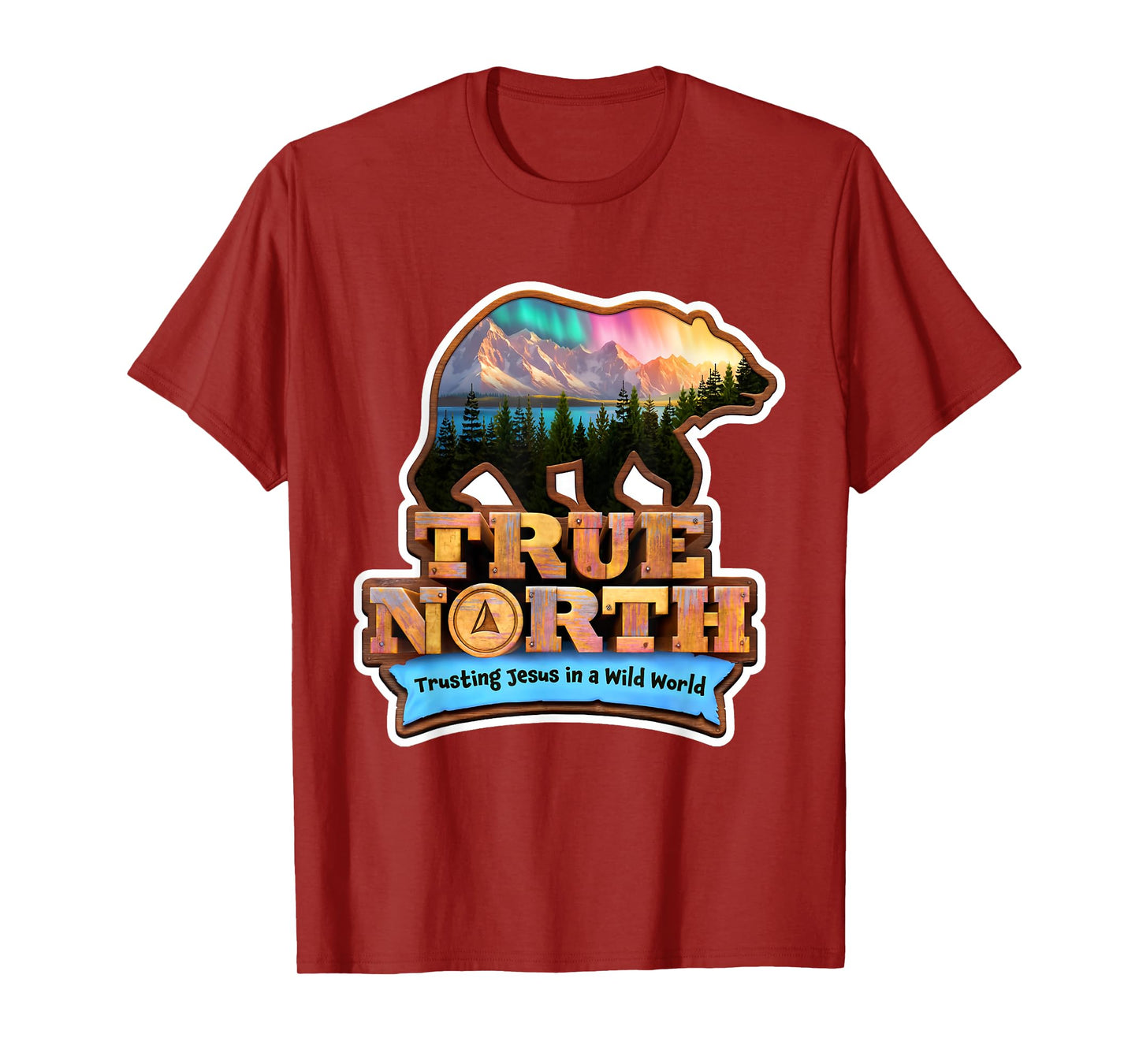 True North VBS 2025 Christian Trusting Jesus Wilderness T-Shirt