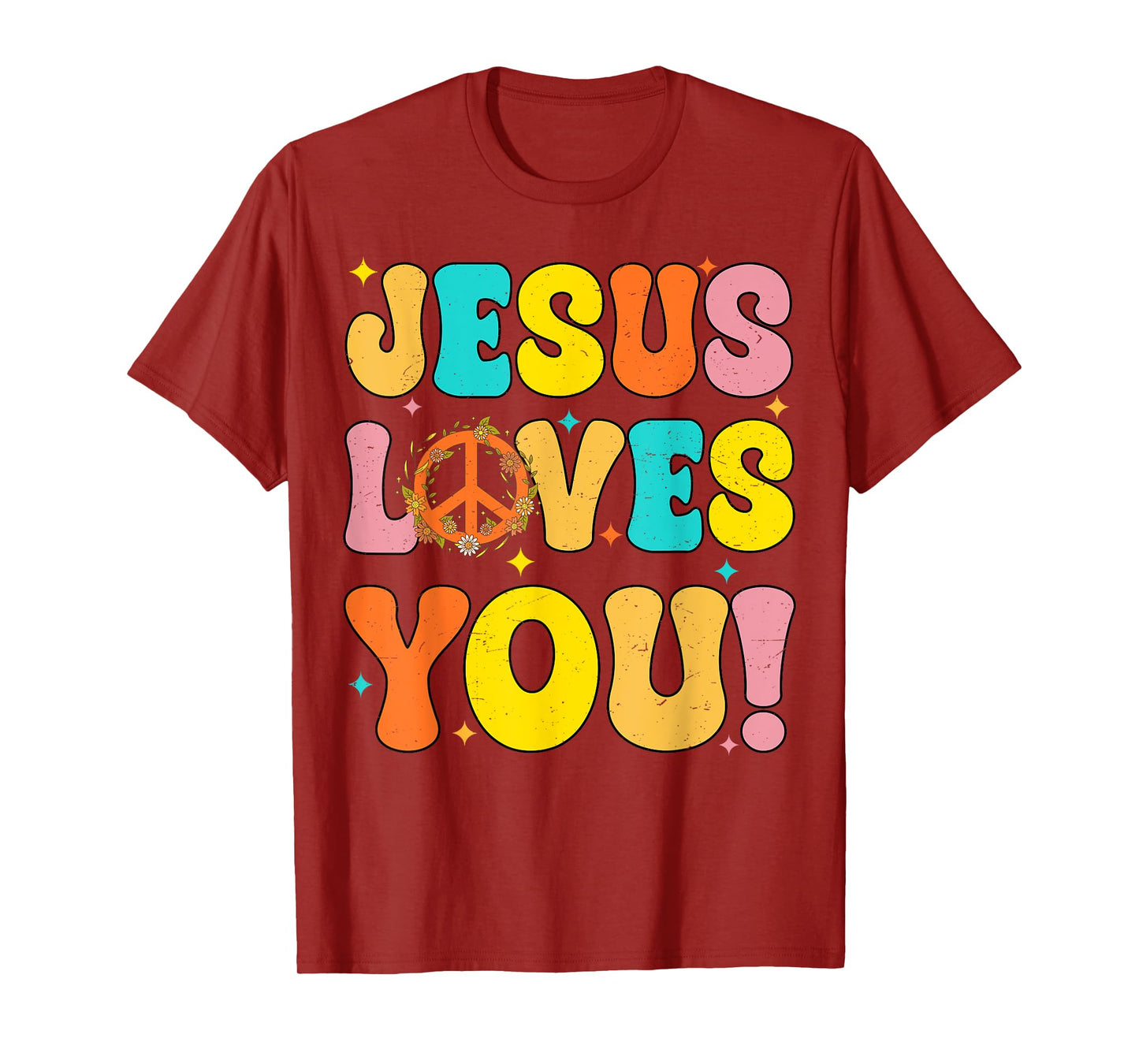 Jesus Loves You Christian Toddler Girls Boys Kids T-Shirt