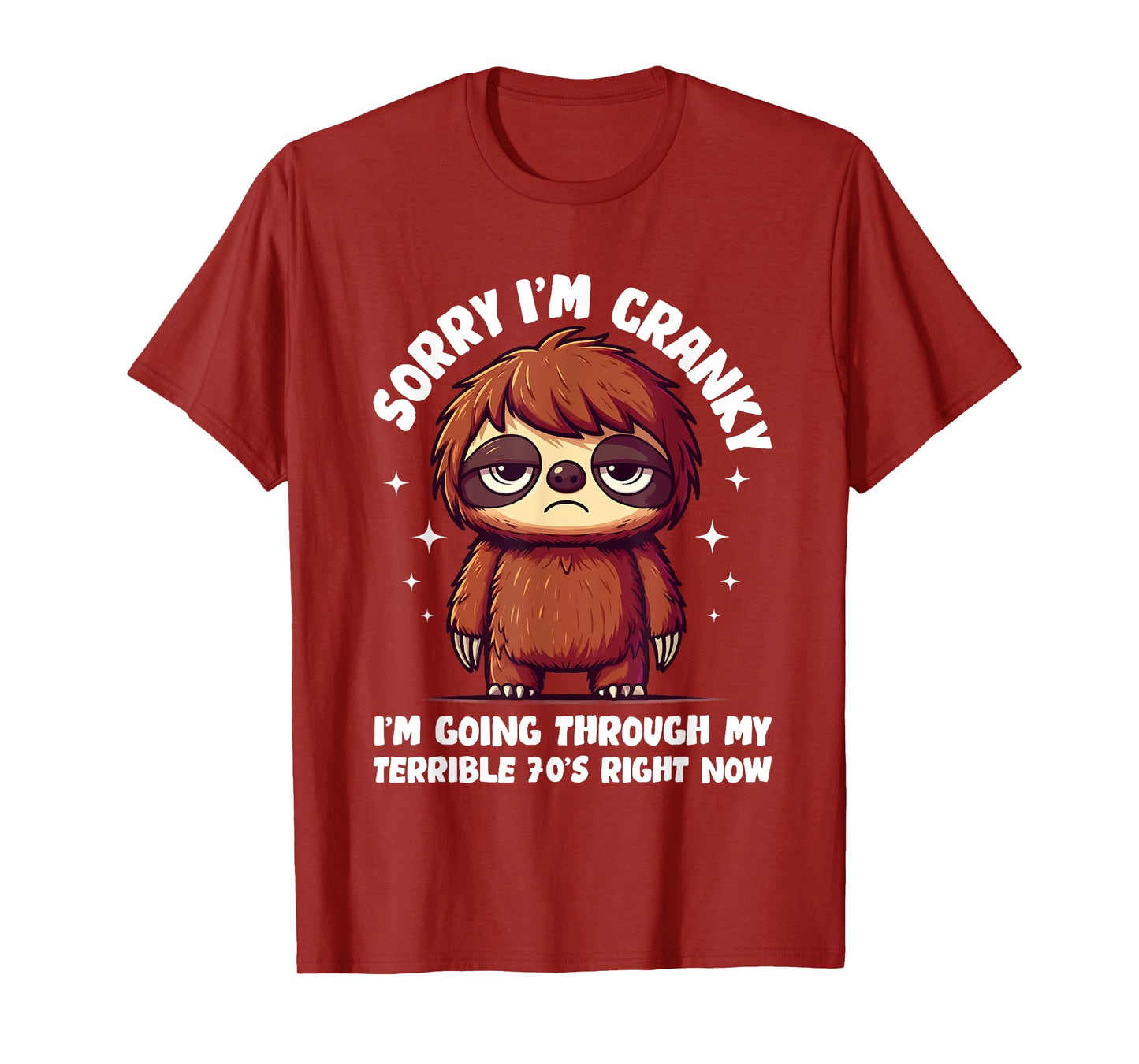 Sorry I'm Cranky I'm Going Through My Terrible 70’s Righ T-Shirt