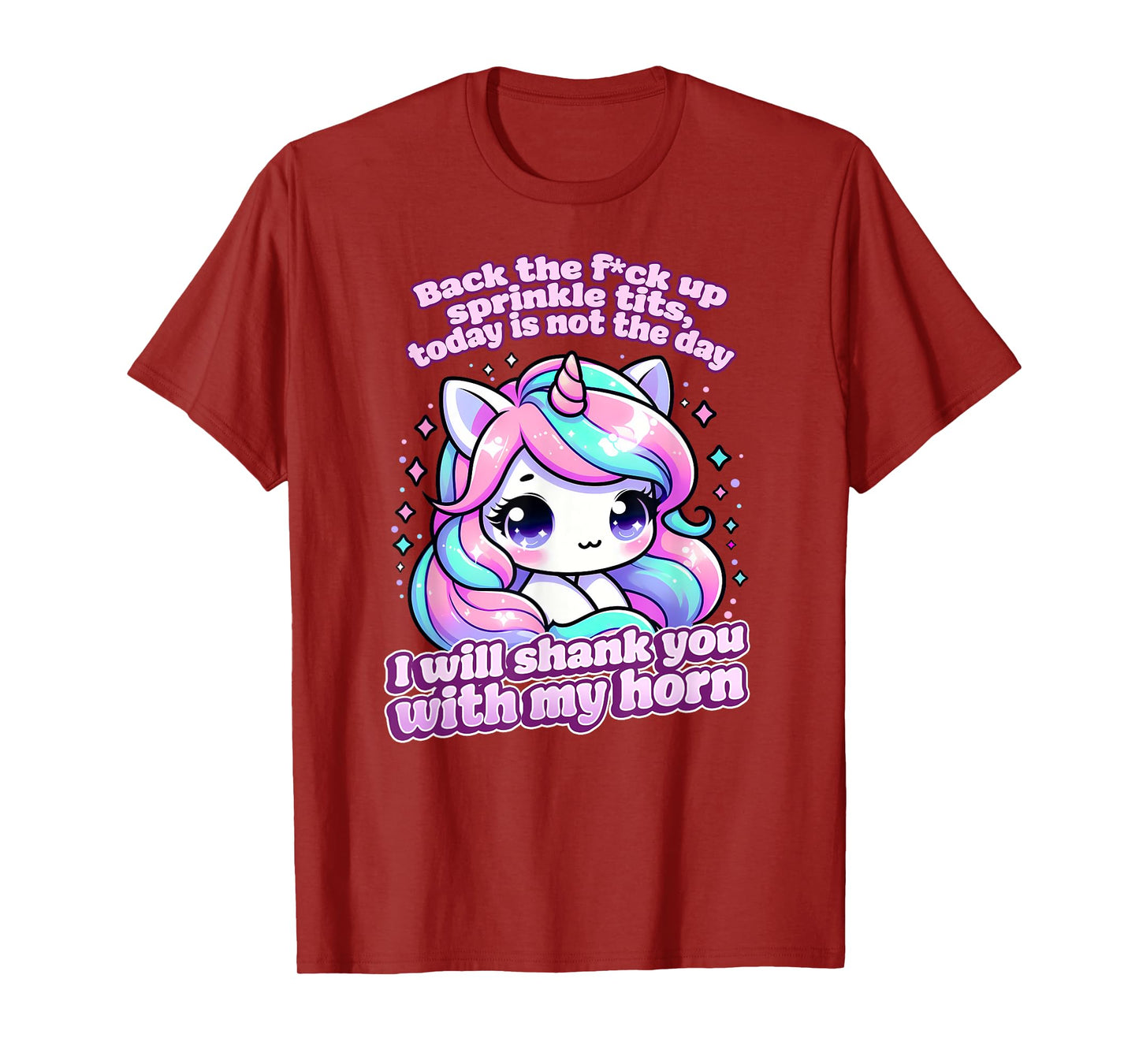 BACK THE FCK UP SPRINKLE TITS TODAY IS NOT THE DAY Gag Gift T-Shirt