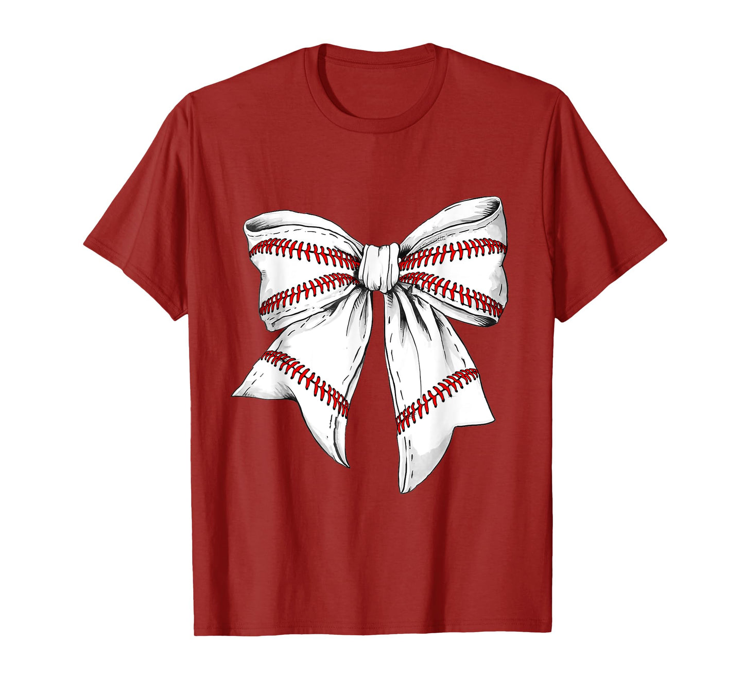 Baseball Mom Coquette Bow For Gameday T-Shirt